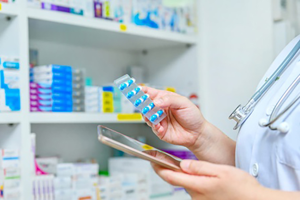 Pharmacy counter