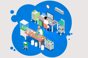 Laboratory franchise network